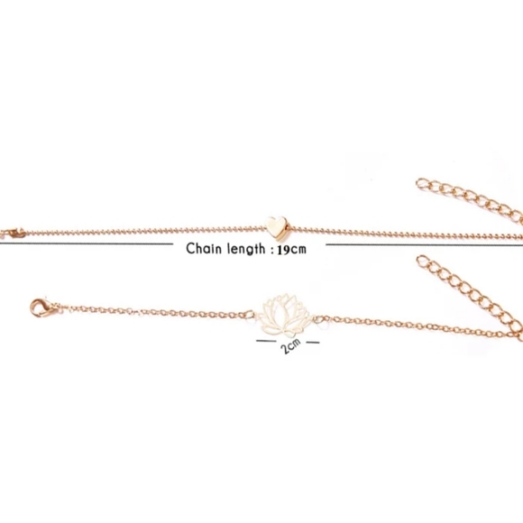 *Pheobe* Gold Bracelet Set - Picture 4 of 6